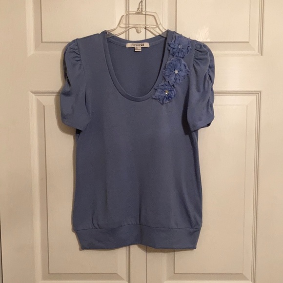 Forever 21 Tops - Forever 21 Blue Top